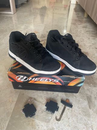 Zapatillas Heelys Ruedas Talla 36.5 Negras