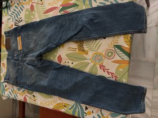 Pantalón Vaquero Carrot Pull&Bear Azul