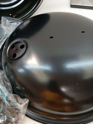 Barbecue a carbone portatile rotondo AKTIVE 46x89 cm