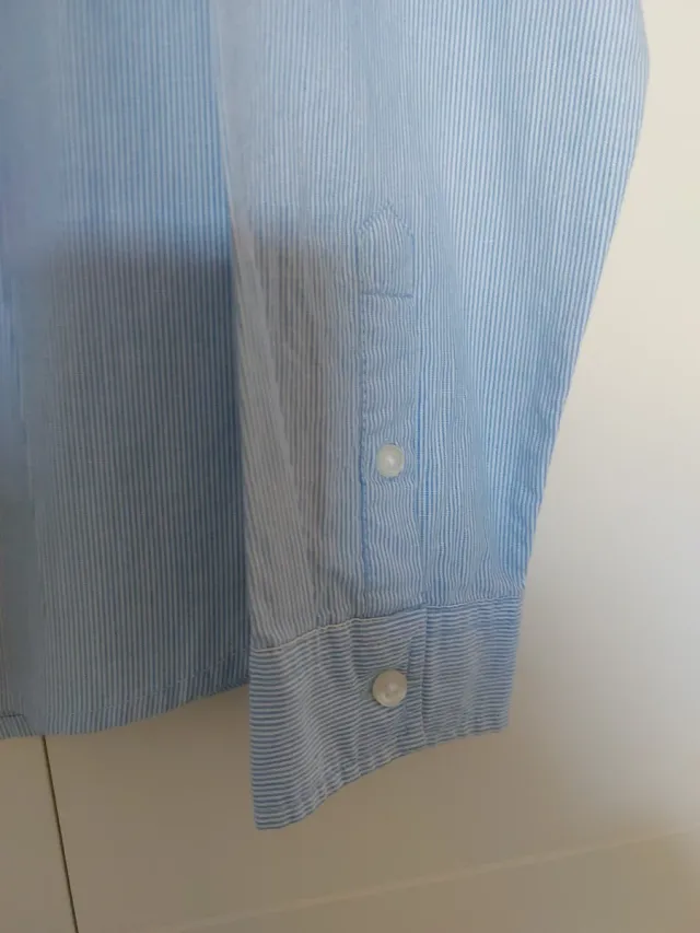 Camisa Rayas Azul Rebel Primark 11-12 Años