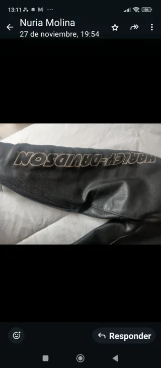 Chaqueta Cuero Harley Davidson Talla M