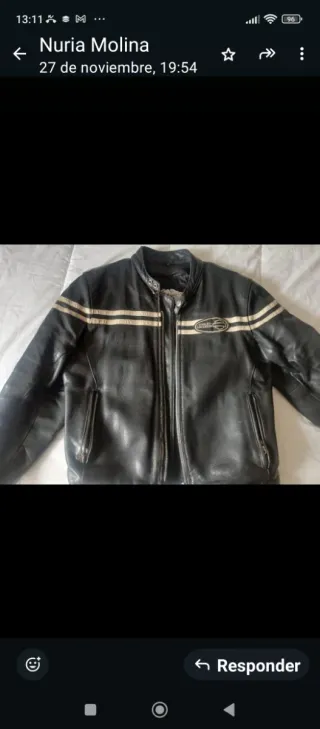 Chaqueta Cuero Harley Davidson Talla M