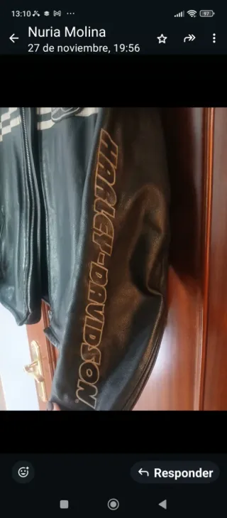 Chaqueta Cuero Harley Davidson Talla M