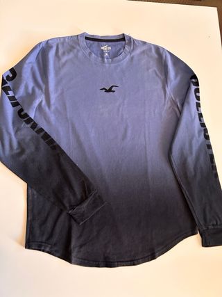 Lote 3 Camisetas Hollister Manga Larga Talla XL