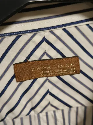 Camisa Zara Rayas Hombre