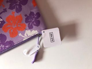 Neceser estampado flores tropicales