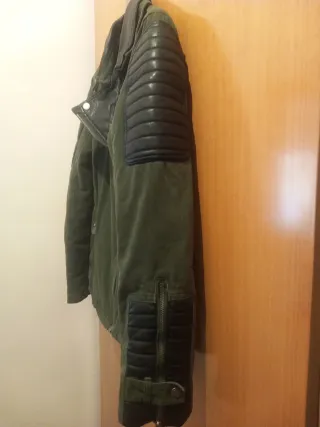 Chaqueta Motera Verde/negra marca R.E.D. NUEVA!