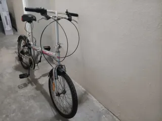 Bicicleta plegable antigua