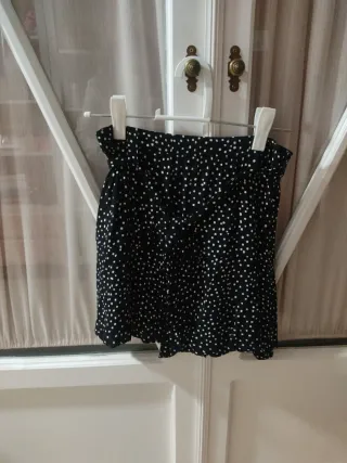Falda pantalón  corto Zara lunares