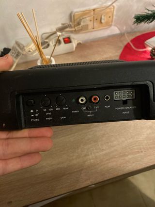 Subwoofer Coche Amplificado Toro Power