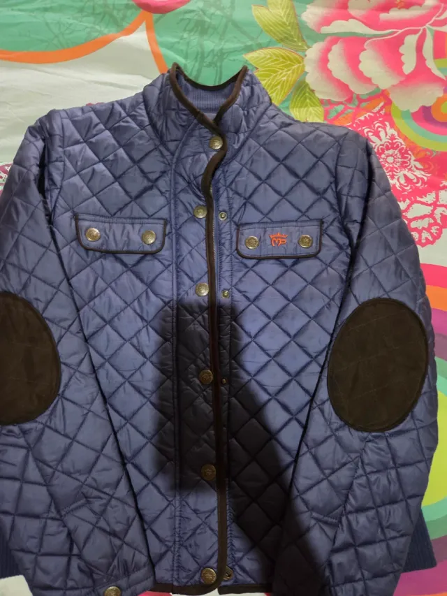 Chaqueta acolchada Montepicaza mujer azul