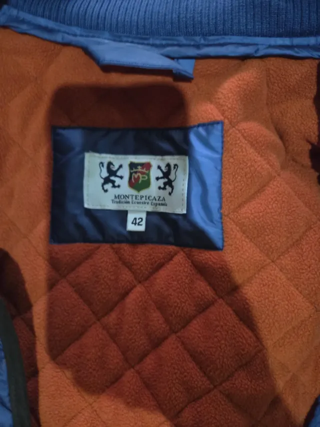 Chaqueta acolchada Montepicaza mujer azul