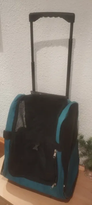 Transportín Perro Pequeño/Gato con Ruedas