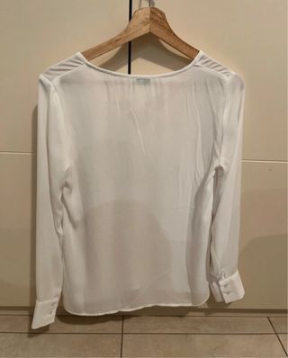 Blusa blanca Pimkie talla S