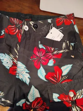 Pantalón corto verano GOLD estampado floral