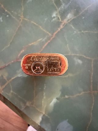 Encendedor Cartier Oro Amarillo