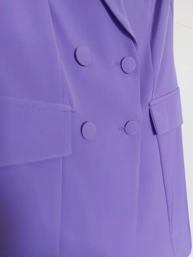 Vestido Morado Elegante Talla S/M