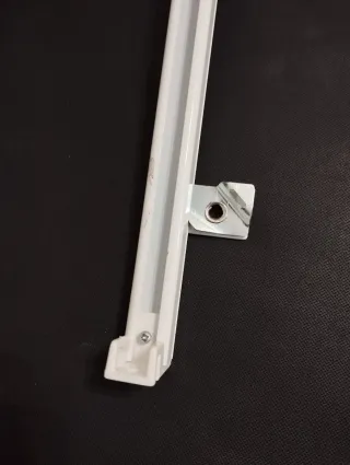 Binario in alluminio per tende bianco