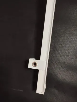 Binario in alluminio per tende bianco