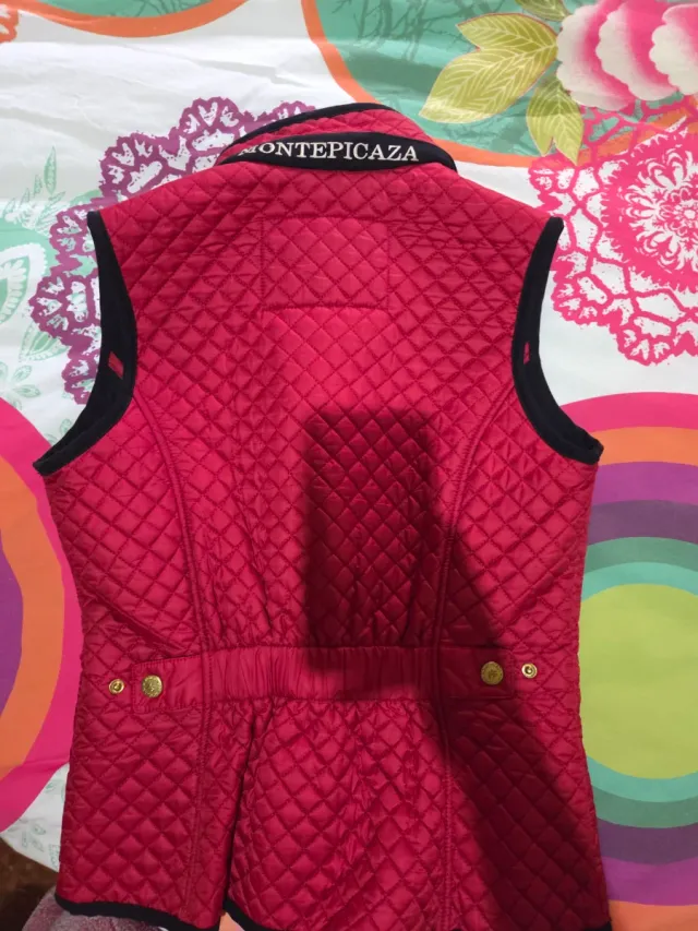 Chaleco Montepicaza Mujer Rojo Negro