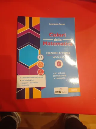 Colori della matematica edizione azzurra modulo G