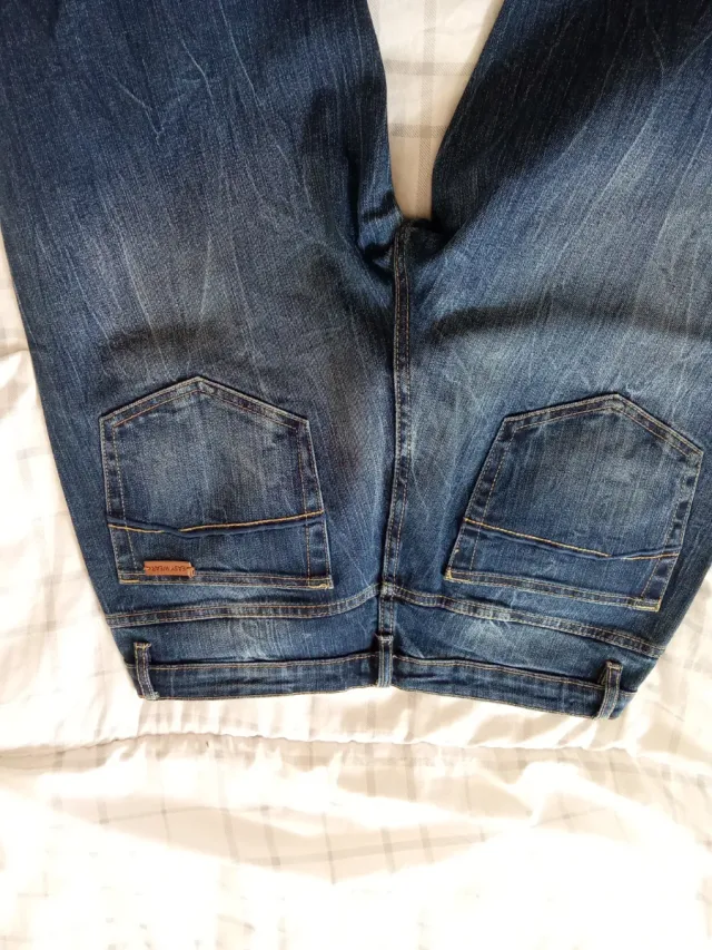 Pantalón vaquero mujer azul