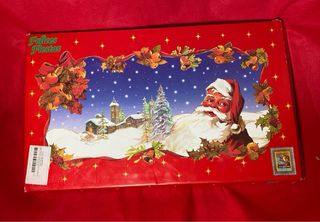 Tovaglia natalizia con design di alberi