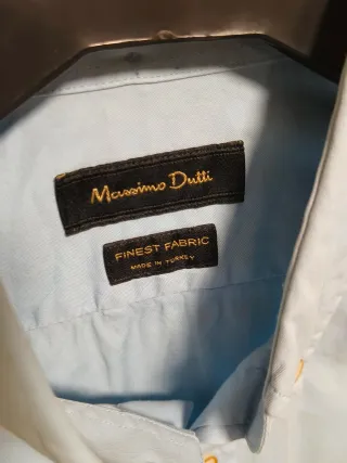 Camisa Massimo Dutti azul