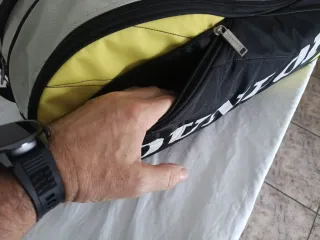 Bolso Paletero Pádel Dunlop Negro/Amarillo