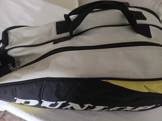Bolso Paletero Pádel Dunlop Negro/Amarillo