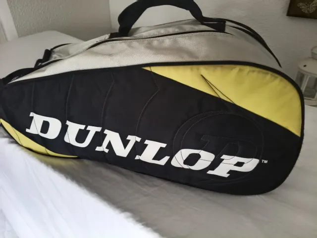 Bolso Paletero Pádel Dunlop Negro/Amarillo