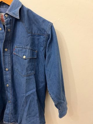 Camicia Jeans Gas Vintage Uomo M