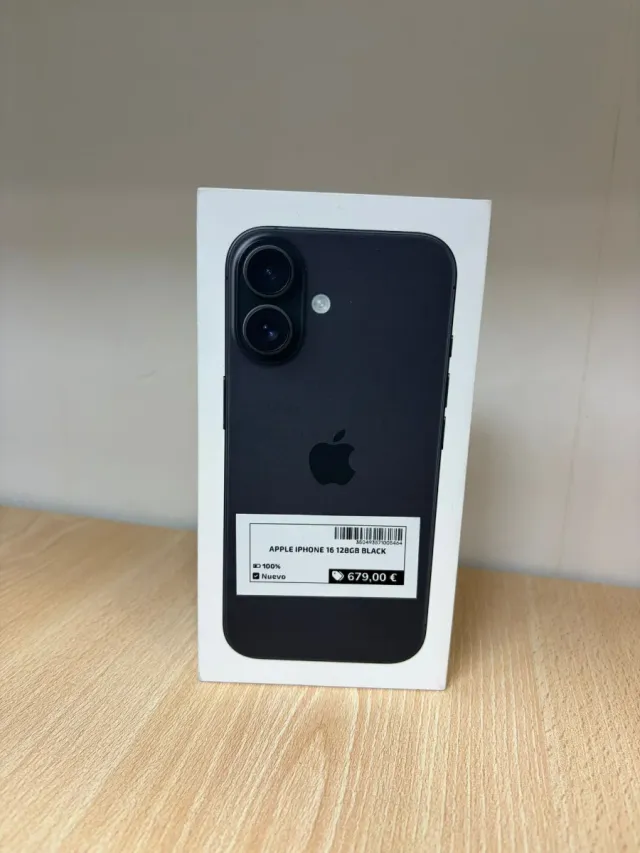 iPhone 16 128GB Nero Scatola Aperta
