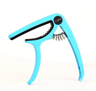 Cejilla para guitarra azul