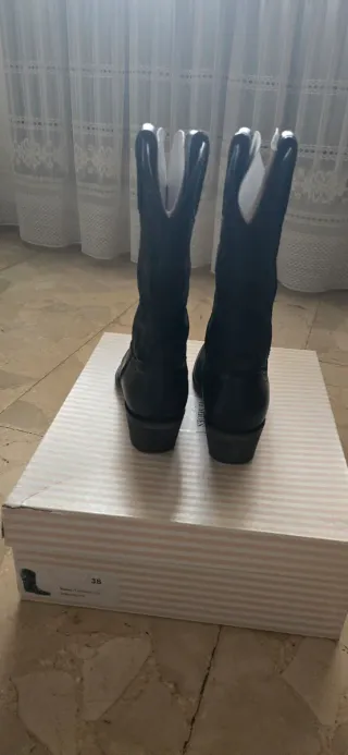 Botas IT SHOES Piel Talla 35 Negras