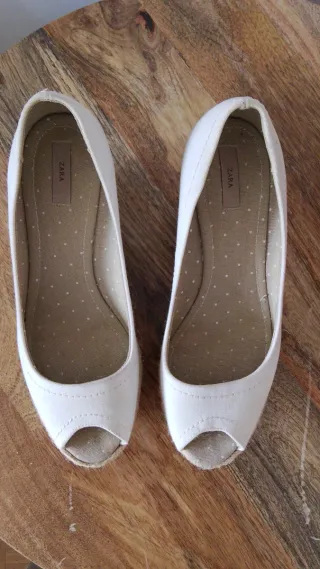 Cuñas Zara Blancas