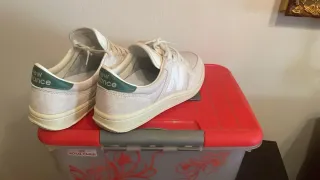 Zapatillas New Balance Blancas y Verdes