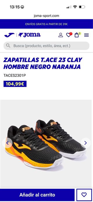 Zapatillas pádel Joma