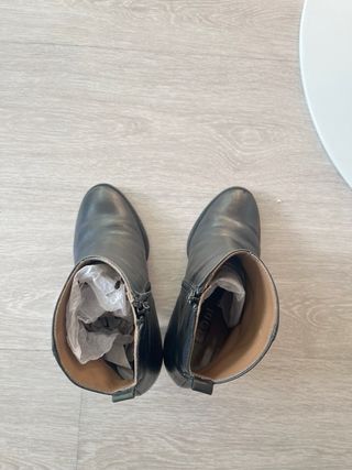 Botines de tacón negros