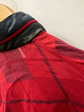 Camicia Gianni Versace Vintage Rossa Made In Italy