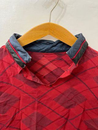 Camicia Gianni Versace Vintage Rossa Made In Italy