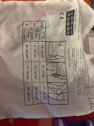 Protecciones Oxelo Talla S