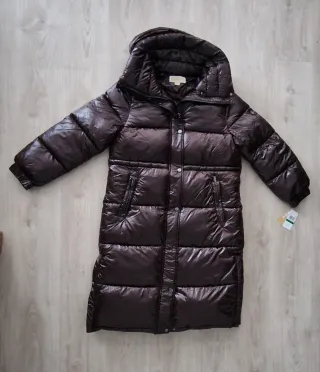 Plumífero Michael Kors T.L Marrón Nuevo