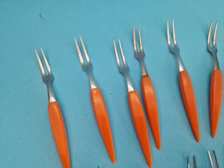 forchettine per antipasti salumi anni 70