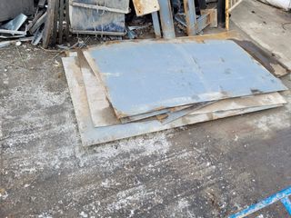 Chapas metálicas 2x1m, 3mm espesor