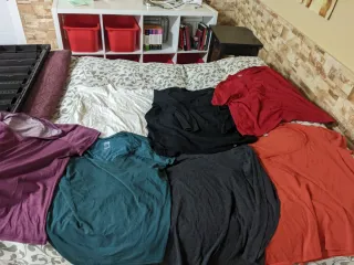 Lote 7 prendas mujer H&M, Zara, Decathlon XL