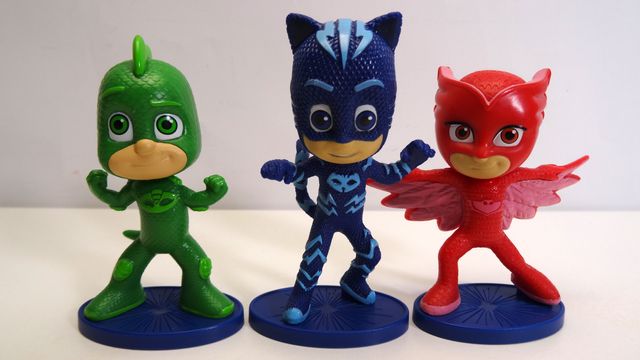 Pack 5 figuras PJ Masks como nuevo +3 años