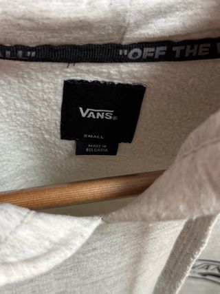 Sudadera Vans Gris con Capucha