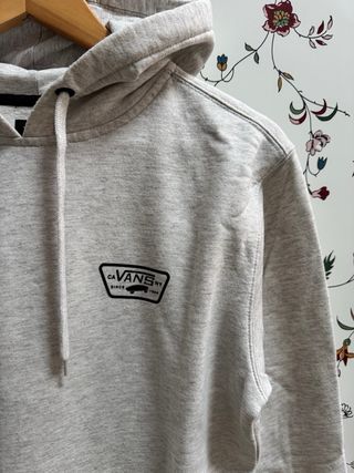 Sudadera Vans Gris con Capucha