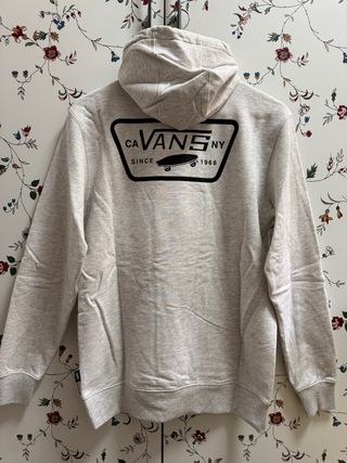 Sudadera Vans Gris con Capucha